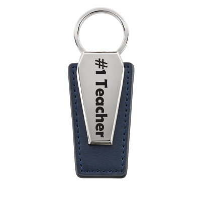 Porta-chaves Personalizado em Couro com Placa...