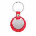 Porta-chaves Circular Gravado Personalizado com Couro