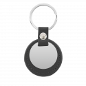 Porta-chaves Circular Gravado Personalizado com Couro