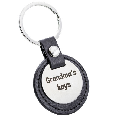 Porta-chaves Circular Gravado Personalizado com...