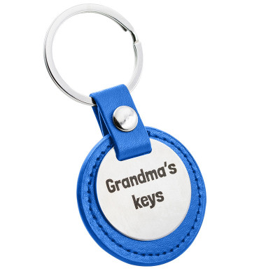 Porta-chaves Circular Gravado Personalizado com...