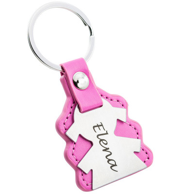 Porta-chaves Menina Gravado e Personalizado em...