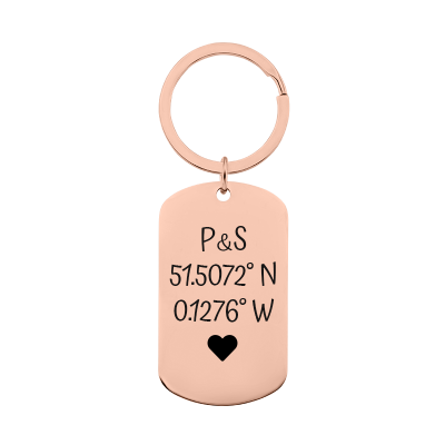 Porta-chaves Estilo Chapa Militar Personalizado