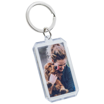 Porta-chaves com Foto Acrílico Personalizado -...