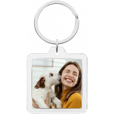Porta-chaves Acrílico com Foto Personalizado -...