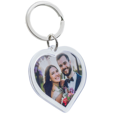 Porta-chaves Acrílico com Foto Personalizado -...