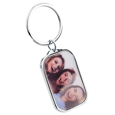 Porta-chaves Retangular de Luxo Personalizado...