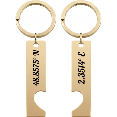 Porta-chaves em Forma de Coração Personalizado...