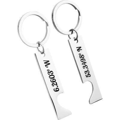Porta-chaves em Forma de Coração Personalizado...