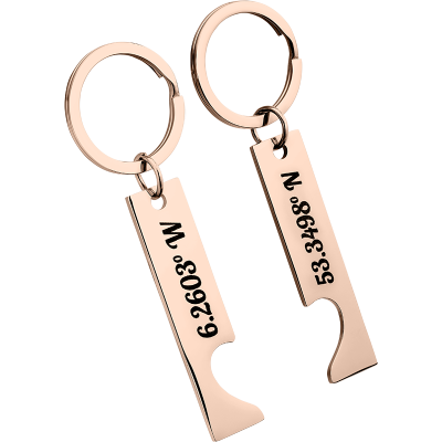 Porta-chaves em Forma de Coração Personalizado...