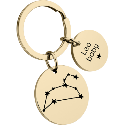 Porta-chaves Circular Personalizado com...